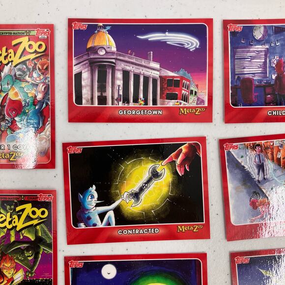 Topps MetaZoo Cryptid Nation Cover Georgetown Mixed Lot Of 8 Trading Card Bundle - Picture 4 of 7